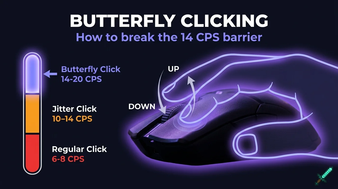 How to Butterfly Click: Step-by-Step Guide for Minecraft PvP