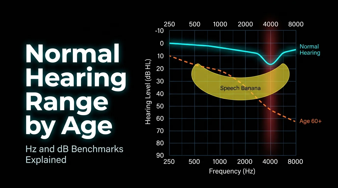 Normal Hearing Range by Age: Hz and dB Benchmarks Explained