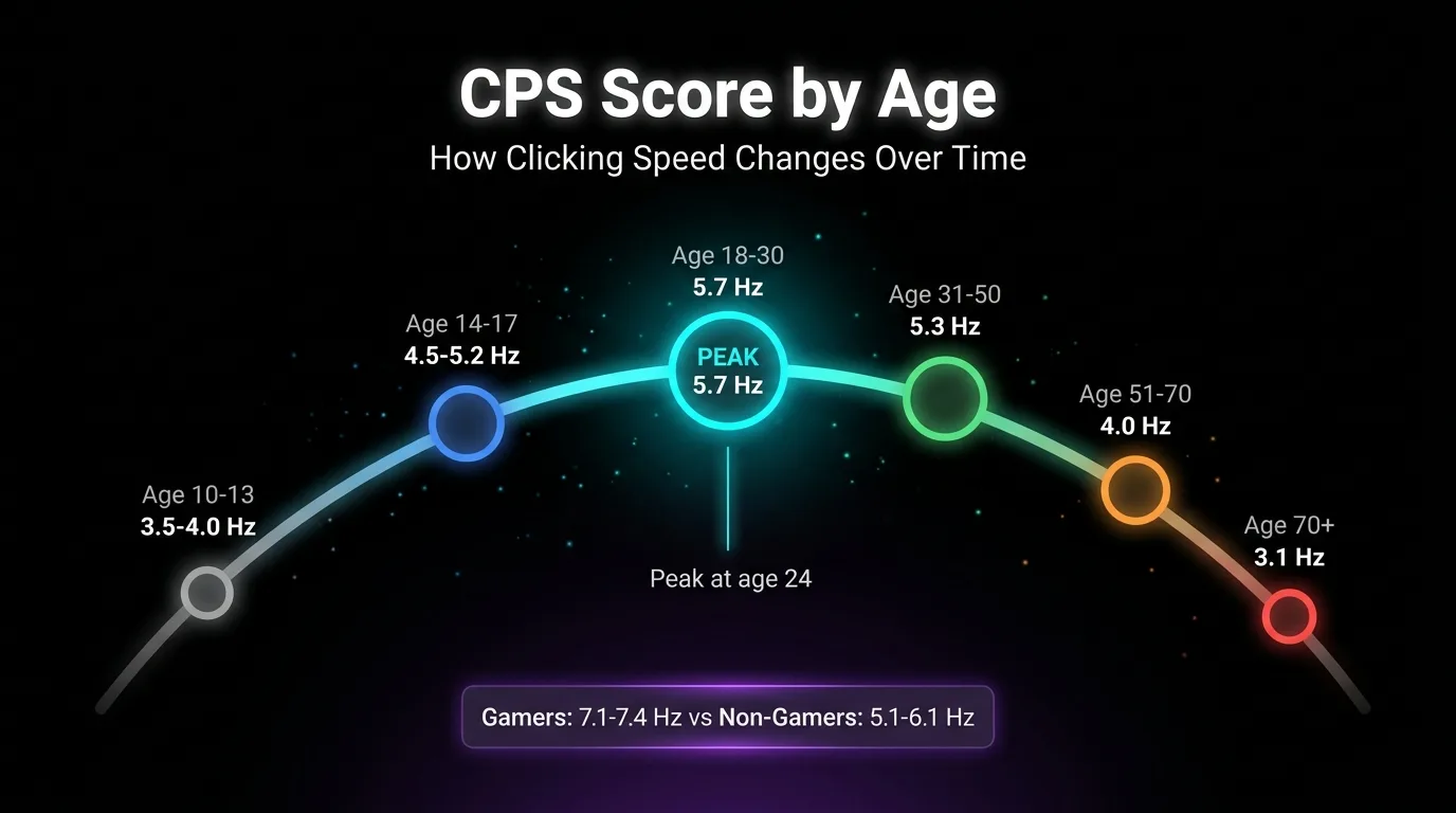 CPS Score by Age: How Clicking Speed Changes Over Time